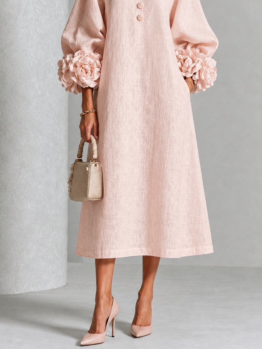 Liliane | Elegantes Midikleid mit Blumen