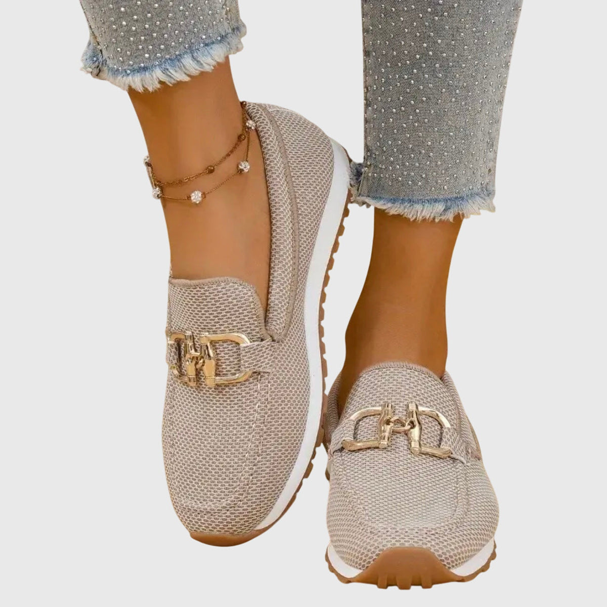 LUCIA | Mocasines en Tonos Claros